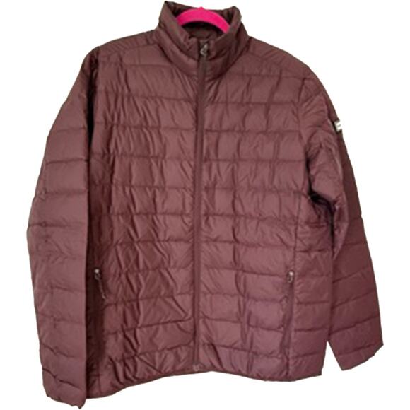 New Eddie Bauer Down Packable Full-Zip Jacket Brown/Fudge Men's Medium NWT - Picture 1 of 7